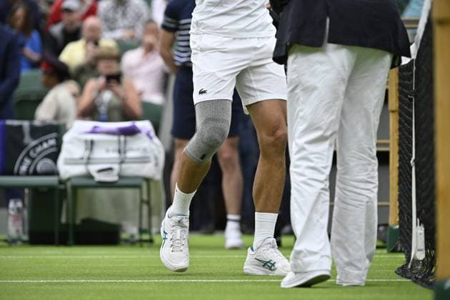 Tennis : Wimbledon 2024 - England - Novak Djokovic - Serbie Tennis : Wimbledon 2024 - England - 02 07 2024 ChrysleneCaillaud Panoramic 