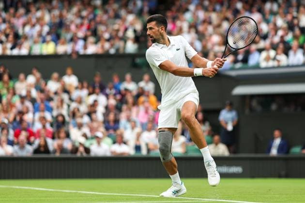 Novak Djokovic Wimbledon Tennis Championships, Day 2, The All England Lawn Tennis and Croquet Club, London, UK - 02 Jul 2024  Copyright: xEllaxLing Shutterstockx 14567679i