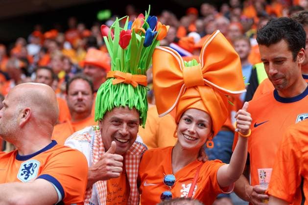 Netherlands fans, Romania vs Netherlands, Football, UEFA Euro 2024, Round of 16, M43, 02 07 2024 Munich Bavaria Germany Copyright: xkolbert-press ChristianxKolbertx
