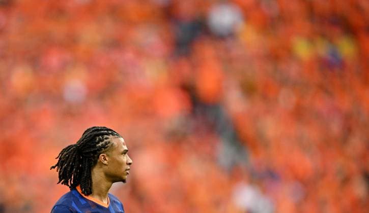 Germany Soccer Euro 2024 Romania - Netherlands 8721242 02.07.2024 Netherlands Nathan Ake is seen during the UEFA EURO, EM, Europameisterschaft,Fussball 2024 round of 16 soccer match between Romania and Netherlands at the Munich Football Arena in Munich, Germany. Alexey Filippov Sputnik Munich Germany  Copyright: xAlexeyxFilippovx