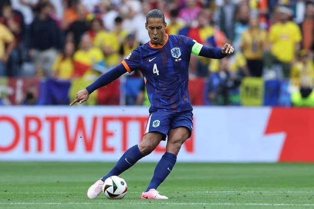 Soccer UEFA EURO 2024 Round of 16 Romania Netherlands on 02 07 2024 at the Munich Football Arena in Munich Virgil van Dijk Netherlands xMSx