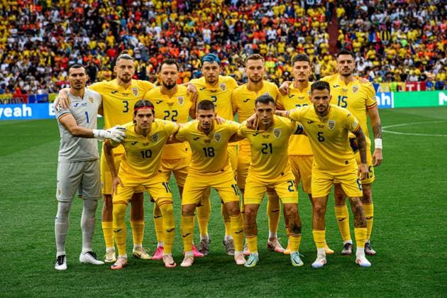 MUNICH, GERMANY - 2 JULY, 2024: The football match of EURO 2024 Romania vs. Netherlands at Alianz Arena  Copyright: xVITALIIxKLIUIEVx