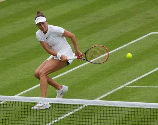 Lawn Tennis - 2024 Wimbledon Championship - Katie Boulter (GBR) v Tatjana Maria (GER) - All England Lawn Tennis & Croquet Club - Tuesday 2nd July 2024 Tatjana Maria (GER) 