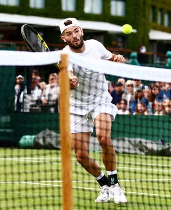 Jacob Fearnley of Great Britain. Wimbledon Tennis Championships, Day 2, The All England Lawn Tennis and Croquet Club, London, UK - 02 Jul 2024  Copyright: xJamesxMarsh Shutterstockx 14567680el