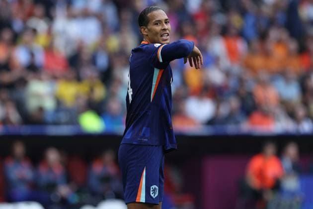 Soccer UEFA EURO 2024 Round of 16 Romania Netherlands on 02 07 2024 at the Munich Football Arena in Munich Virgil van Dijk Netherlands xMSx
