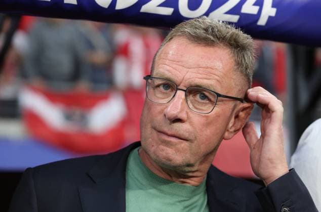02 07 2024, xtgx, European Football Championship 2024 1 8 Final, Austria Turkey emspor, v l Coach Ralf Rangnick Austria UEFA REGULATIONS PROHIBIT ANY USE OF PHOTOGRAPHS as IMAGE SEQUENCES and or QUASI VIDEO Leipzig