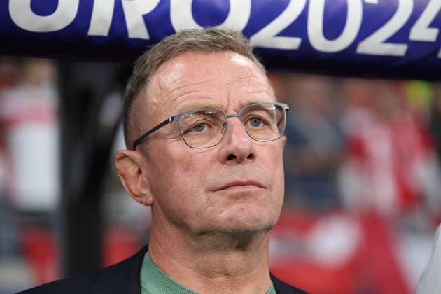 02 07 2024, xtgx, European Football Championship 2024 1 8 Final, Austria Turkey emspor, v l Coach Ralf Rangnick Austria UEFA REGULATIONS PROHIBIT ANY USE OF PHOTOGRAPHS as IMAGE SEQUENCES and or QUASI VIDEO Leipzig