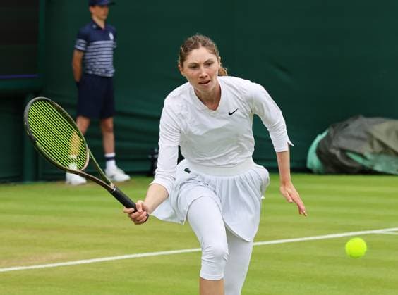 TENNIS - Wimbledon 2024 LONDON,ENGLAND,02.JUL.24 - TENNIS - WTA, Tennis Damen Tour, Wimbledon, Grand Slam. Image shows Cristina Bucsa (ESP).  GEPAxpictures xAlanxGrieves