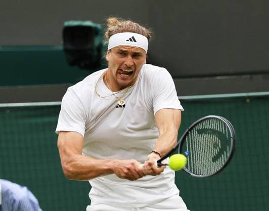 TENNIS - Wimbledon 2024 LONDON,ENGLAND,02.JUL.24 - TENNIS - ATP, Tennis Herren World Tour, Wimbledon, Grand Slam. Image shows Alexander Zverev (GER).  GEPAxpictures xAlanxGrieves