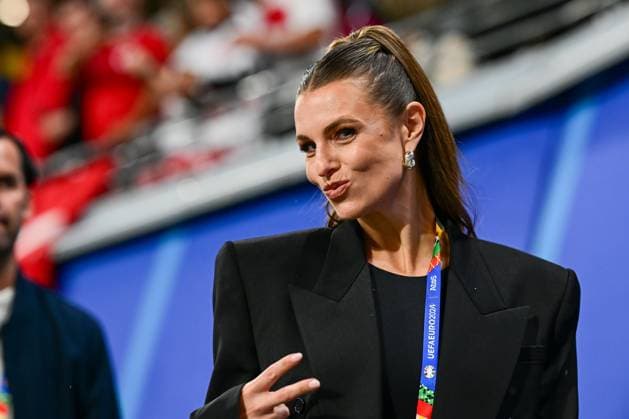 Presenter Laura Wontorra, Austria vs Turkey, Football, UEFA Euro 2024, Round of 16, 02 07 2024 Leipzig Saxony Germany Copyright: xkolbert-press MarcxNiemeyerx