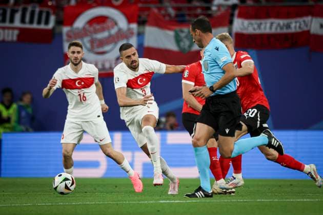 Merih Demiral 3 FOOTBALL : Turquie vs Autriche- Euro 2024 round of 16 - Red Bull Arena in Leipzig - 02-07-2024 ElyxandroCegarra Panoramic 