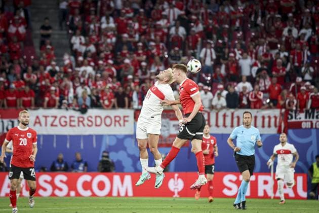 Baris Alper Yilmaz 21 FOOTBALL : Turquie vs Autriche- Euro 2024 round of 16 - Red Bull Arena in Leipzig - 02-07-2024 ElyxandroCegarra Panoramic 