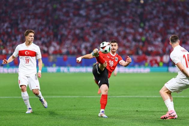 2024.07.02 Lipsk Pilka nozna Reprezentacja Mistrzostwa Europy EURO 2024 Niemcy Austria - Turcja N z Romano Schmid Foto Pawel Andrachiewicz PressFocus 2024.07.02 Lipsk Football European Championships 2024 EURO 2024 Germany Austria - Turkiye Romano Schmid Credit: Pawel Andrachiewicz PressFocus NEWSPIX.PL --- Newspix.pl  20240702_xPF_PA061