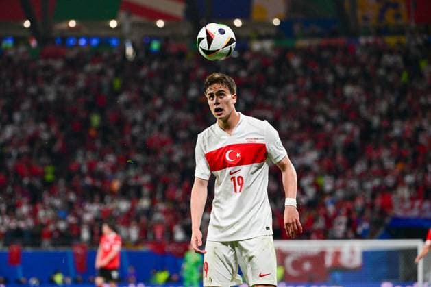 Kenan YÄ±ldÄ±z 19 Turkey , Austria vs Turkey, Football, UEFA Euro 2024, Round of 16, 02 07 2024 Leipzig Saxony Germany Copyright: xkolbert-press MarcxNiemeyerx