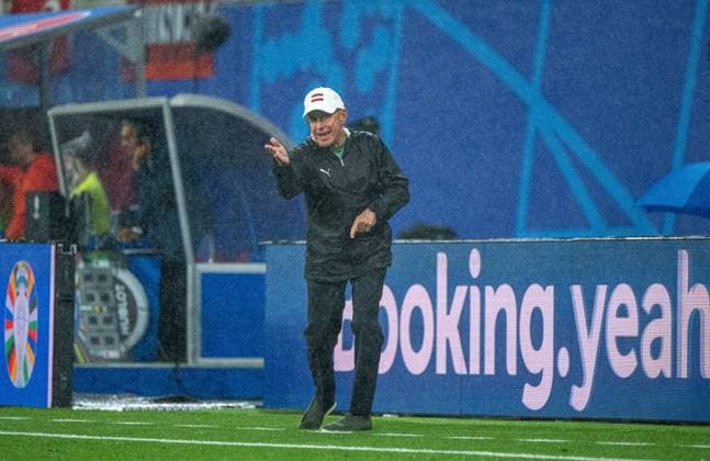 Football, Men, Season 2023 24, UEFA Euro EM 2024, Round of 16 in Leipzig, Austria Turkey, Coach Ralf Rangnick Austria , 02 07 2024, Copyright: xMatthiasxKochx