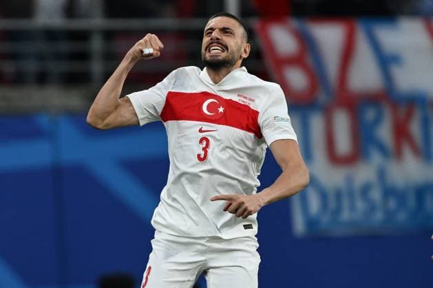 Lipsia (Germania) 02 07 2024 - Euro 2024 Austria-Turchia foto Image nella foto: esultanza gol Merih Demiral 