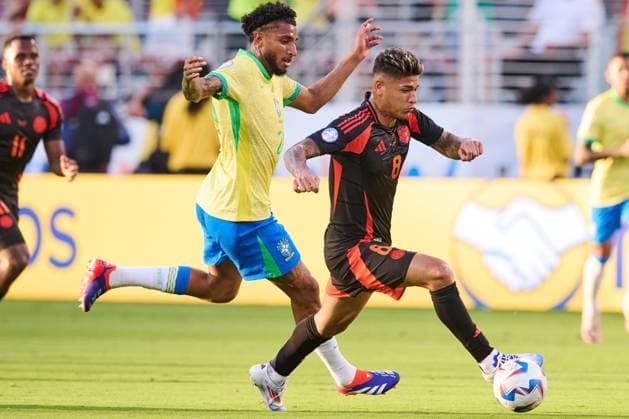 Football, Copa America, Brazil - Colombia