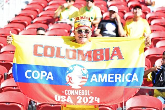 2nd July 2024: Levi s Stadium, Santa Clara, California,: Copa America Football 3rd round, Brazil versus Colombia: Fans of Colombia  ActionPlus12662976 RodrigoxCaillaud