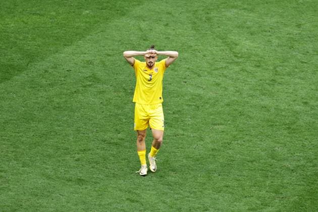 Romania v Netherlands: Round of 16 - UEFA EURO, EM, Europameisterschaft,Fussball 2024 Radu Dragusin is playing during the UEFA Euro 2024 round of 16 football match between the Netherlands and Romania at the Munich Football Arena, in Munich, Germany, on July 2, 2024. Munich Germany  Copyright: xIbrahimxEzzatx originalFilename:ezzat-notitle000101_npugZ.jpg