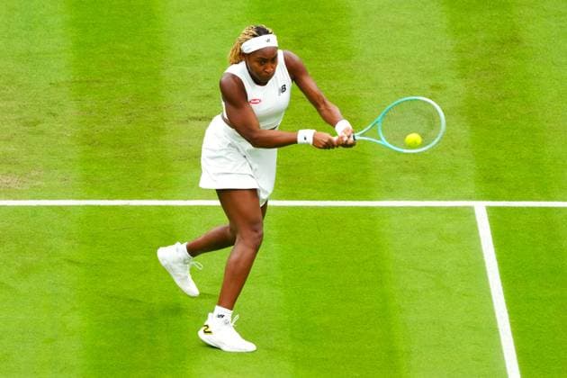 Coco Gauff during her second round match Wimbledon Tennis Championships, Day 3, The All England Lawn Tennis and Croquet Club, London, UK - 03 Jul 2024  Copyright: xJavierxGarcia Shutterstockx 14568269w
