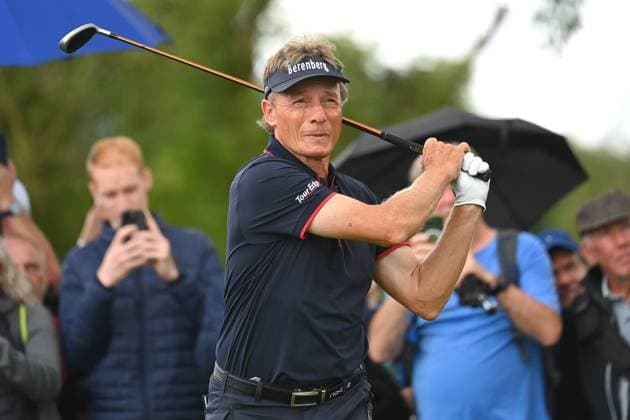 Bernhard LANGER GER , action,single image,cropped single motif,half figure,half figure ProAm ,GOLF BMW International Open 2024 on 03 07 2024 in Munich Eichenried Â