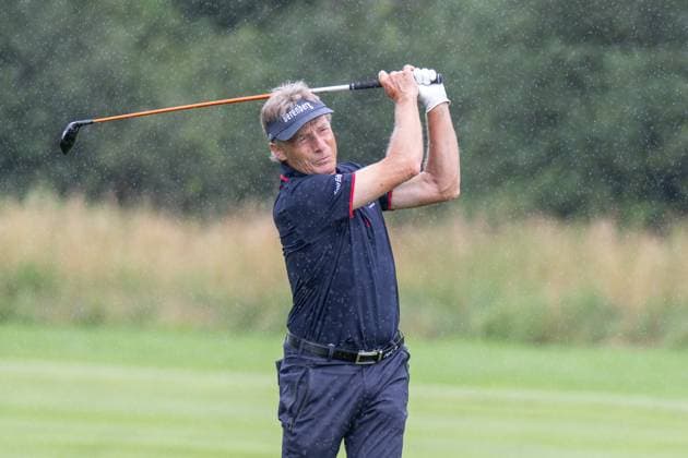 Bernhard Langer teeing off, BMW International Open 2024, Golf, 03 07 2024 Munich Bavaria Germany Copyright: xkolbert-press UlrichxGamelx