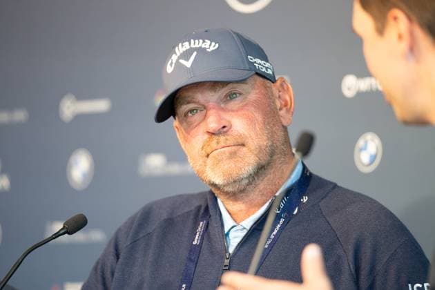 Interview with Thomas Bjoern, BMW International Open 2024, Golf, 03 07 2024 Munich Bavaria Germany Copyright: xkolbert-press UlrichxGamelx