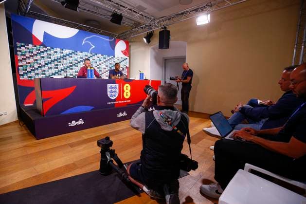 England press conference, PK, Pressekonferenz Ivan Toney of England during the England Press Conference at Spa & Golf Resort Weimarer Land, Blankenhain UK Newspapers OUT Copyright: xPaulxChestertonx FIL-20324-0025