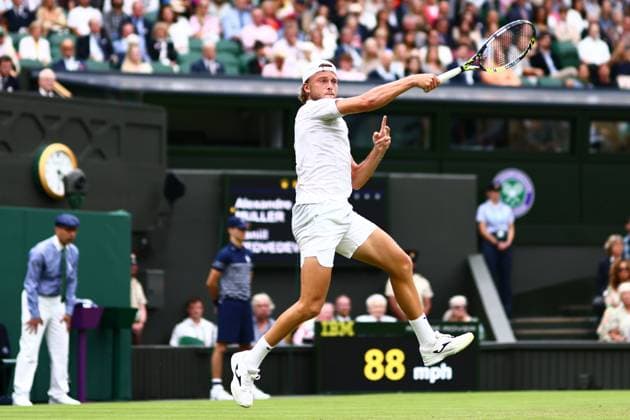 Alexandre Muller of France Wimbledon Tennis Championships, Day 3, The All England Lawn Tennis and Croquet Club, London, UK - 03 Jul 2024  Copyright: xJamesxMarsh Shutterstockx 14568270ck