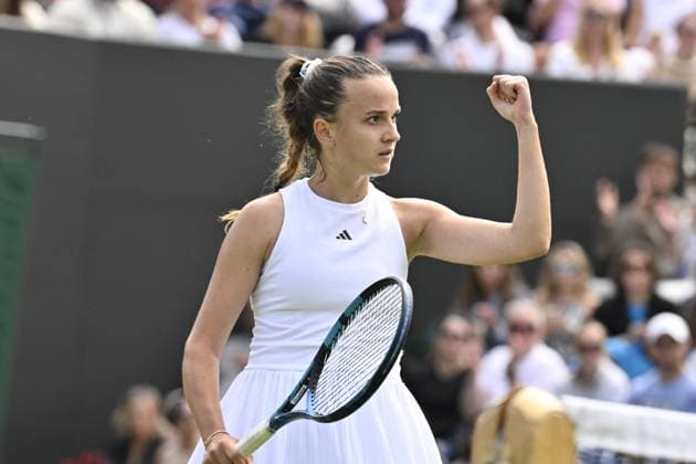 Tennis : Wimbledon 2024 - England - Clara Burel - France Tennis : Wimbledon 2024 - England - 03 07 2024 ChrysleneCaillaud Panoramic 