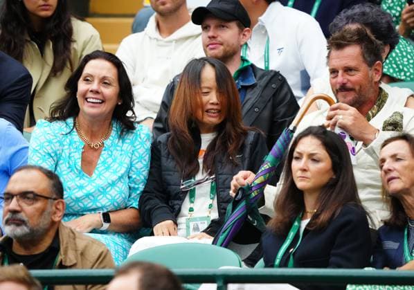 Renee Zhai, mother of Emma Raducanu Wimbledon Tennis Championships, Day 3, The All England Lawn Tennis and Croquet Club, London, UK - 03 Jul 2024  Copyright: xJavierxGarcia Shutterstockx 14568269ew
