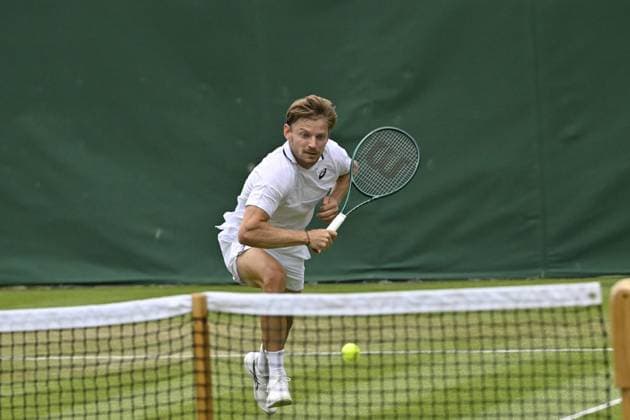 Tennis : Wimbledon 2024 - England - David Goffin - Belgique Tennis : Wimbledon 2024 - England - 03 07 2024 ChrysleneCaillaud Panoramic 