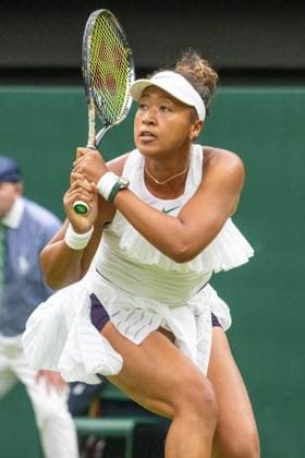 Naomi Osaka of Japan plays Emma Navarro of the United States of America second round of the Wimbledon tennis ladies singles championships held at the All England Lawn Tennis & Croquet Club. . Featuring: Naomi Osaka Where: London, London, United Kingdom When: 03 Jul 2024 Credit: Ray Tang Cover Images **STRICTLY EDITORIAL USE ONLY** EDITORIAL USE ONLY. RESTRICTED TO NEWSPAPERS BASED IN THE UK Copyright: xx coverimg53918733