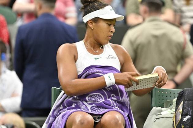 Tennis : Wimbledon 2024 - England - Naomi Osaka - Japan Tennis : Wimbledon 2024 - England - 03 07 2024 ChrysleneCaillaud Panoramic 