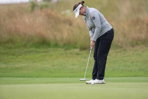 Trichat Cheenglab on the 18th green during the Aramco Team Series Golf Tournament at the Centurian Club, St Albans, UK on 3 July 2024. Copyright: xPhilxHutchinsonx 41300049