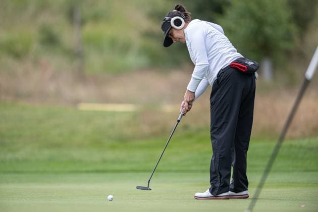 Mariano Uribe on the 18th green during the Aramco Team Series Golf Tournament at the Centurian Club, St Albans, UK on 3 July 2024. Copyright: xPhilxHutchinsonx 41300066