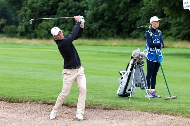 Martin Kaymer GER hits from the bunker, sand, BMW International Open 2024, Golf, DP World Tour, Men, Round 1, 04 07 2024 Eichenried Bayern Germany Copyright: xkolbert-press ChristianxKolbertx