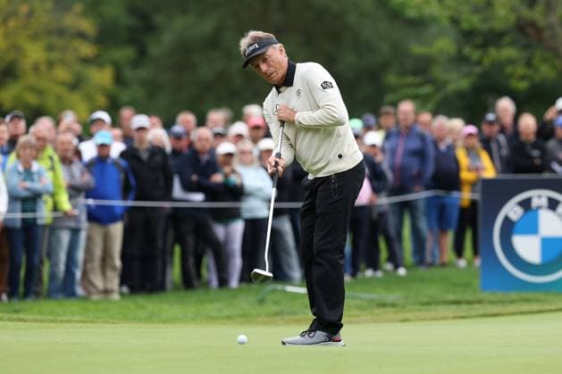 Bernhard Langer GER putting, BMW International Open 2024, Golf, DP World Tour, Men, Round 1, 04 07 2024 Eichenried Bayern Germany Copyright: xkolbert-press ChristianxKolbertx
