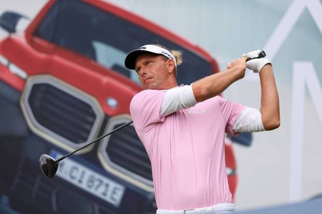 Marcel Siem GER on the tee, Tee, BMW International Open 2024, Golf, DP World Tour, Men, Round 1, 04 07 2024 Eichenried Bayern Germany Copyright: xkolbert-press ChristianxKolbertx