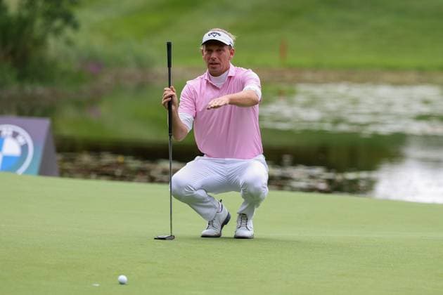 Marcel Siem GER reading the putting line, BMW International Open 2024, Golf, DP World Tour, Men, Round 1, 04 07 2024 Eichenried Bayern Germany Copyright: xkolbert-press ChristianxKolbertx
