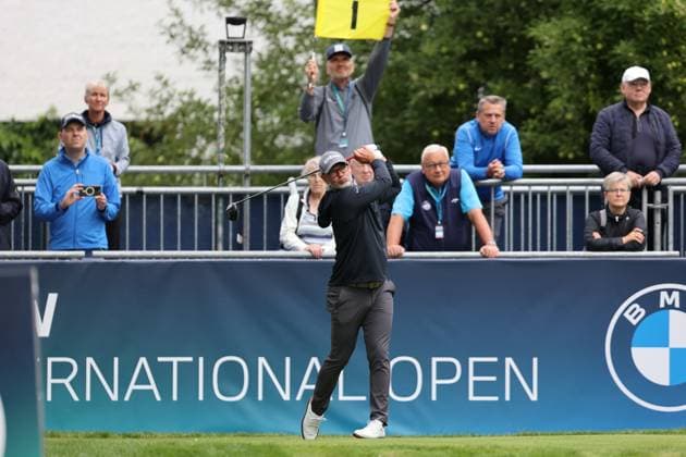 MUNICH, GERMANY - 04.07.2024: WARING Paul (ENG). The BMW International Open at Golfclub Munchen Eichenried on July 04, 2024 in Germany.