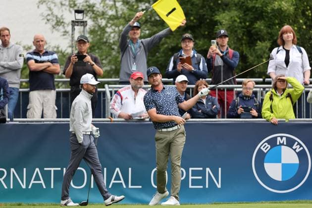 MUNICH, GERMANY - 04.07.2024: RUUSKA Lauri (FIN). The BMW International Open at Golfclub Munchen Eichenried on July 04, 2024 in Germany.