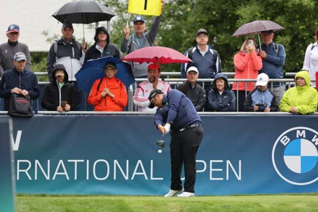 MUNICH, GERMANY - 04.07.2024: APHIBARNRAT, Kiradech (THA). The BMW International Open at Golfclub Munchen Eichenried on July 04, 2024 in Germany.