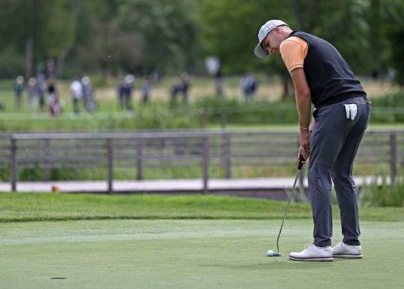 GOLF - BMW International Open 2024 MUNICH,GERMANY,04.JUL.24 - GOLF - DP World Tour, BMW International Open, GC Eichenried. Image shows Matthias Schwab (AUT).  GEPAxpictures xThomasxBachun