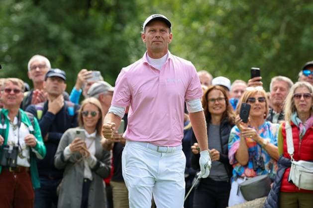 Marcel Siem GER hits from the rough, BMW International Open 2024, Golf, DP World Tour, Men, Round 1, 04 07 2024 Eichenried Bayern Germany Copyright: xkolbert-press ChristianxKolbertx