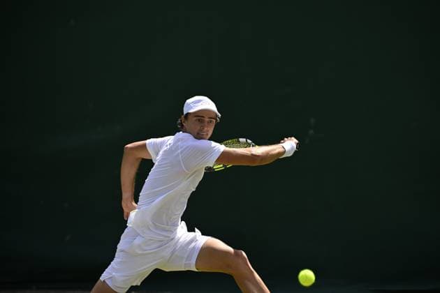 Tennis : Wimbledon 2024 - England - Adam Walton - Australie Tennis : Wimbledon 2024 - England - 04 07 2024 ChrysleneCaillaud Panoramic 