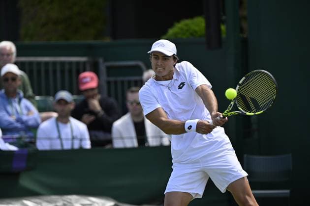 Tennis : Wimbledon 2024 - England - Adam Walton - Australie Tennis : Wimbledon 2024 - England - 04 07 2024 ChrysleneCaillaud Panoramic 