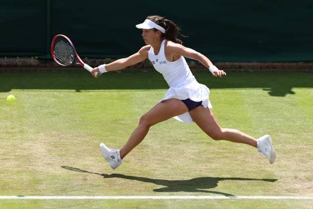 4th July 2024; All England Lawn Tennis and Croquet Club, London, England; Wimbledon Tennis Tournament, Day 4; Yuriko Lily Miyazaki (GBR) in action during her second round match against Daria Kasatkina  ActionPlus12663582 ShaunxBrooks