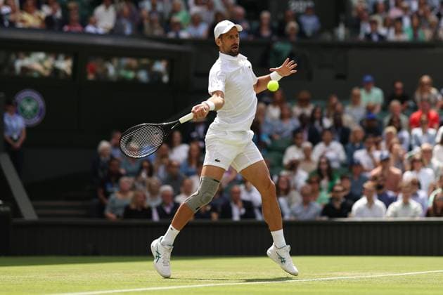Novak Djokovic of Serbia Wimbledon Tennis Championships, Day 4, The All England Lawn Tennis and Croquet Club, London, UK - 04 Jul 2024  Copyright: xEllaxLing Shutterstockx 14569382i