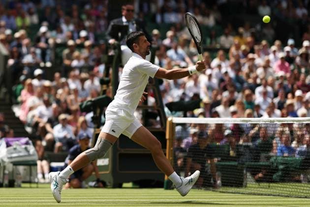 Novak Djokovic of Serbia Wimbledon Tennis Championships, Day 4, The All England Lawn Tennis and Croquet Club, London, UK - 04 Jul 2024  Copyright: xEllaxLing Shutterstockx 14569382g